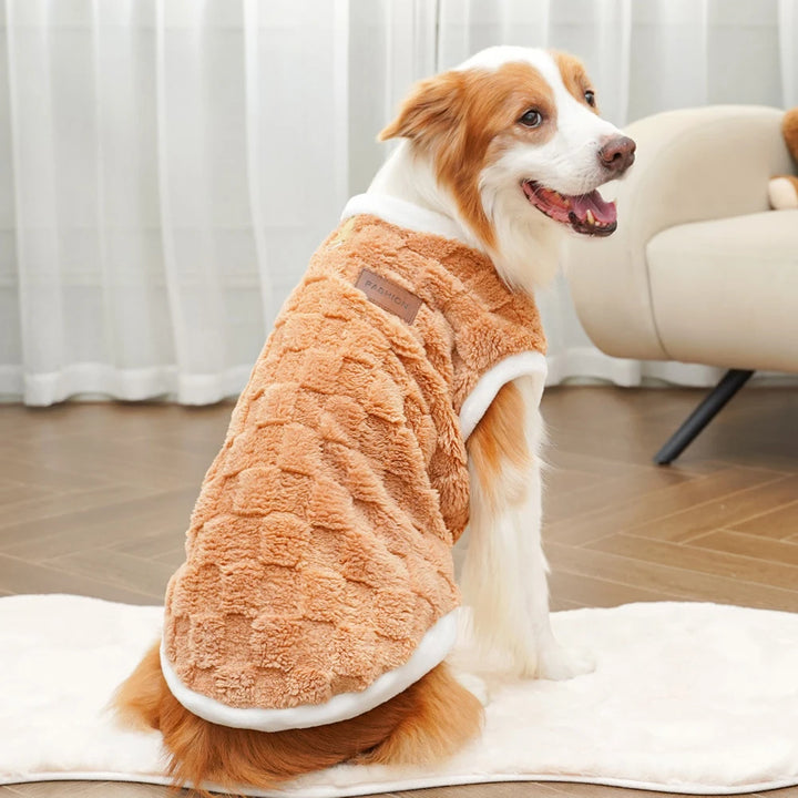 CanineComfort™ Flannel Dog Coat