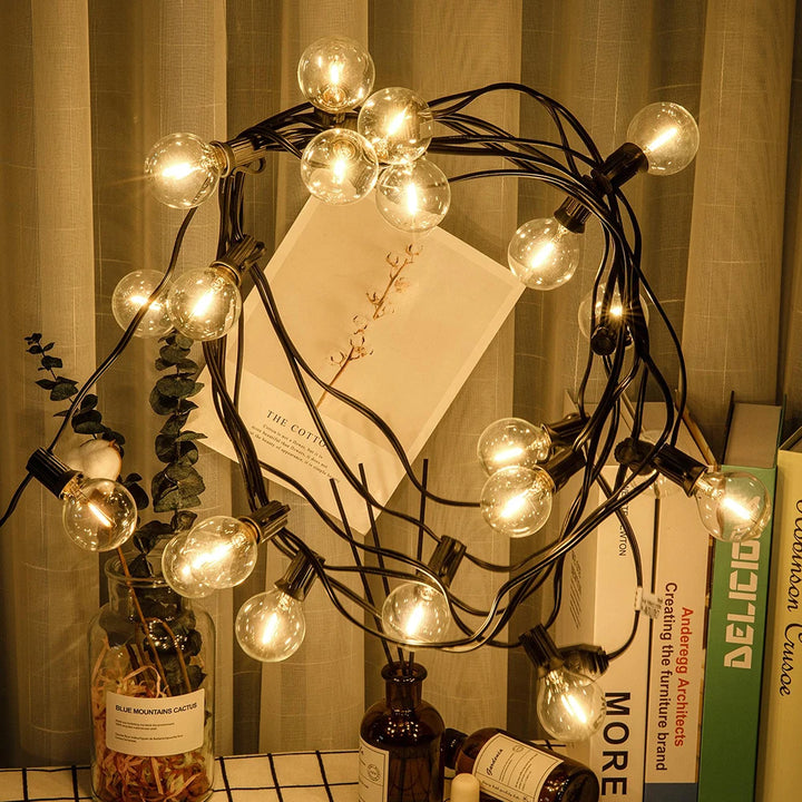 LumiGlow™ G40 LED-Lichterkette für die Terrasse – 30 m