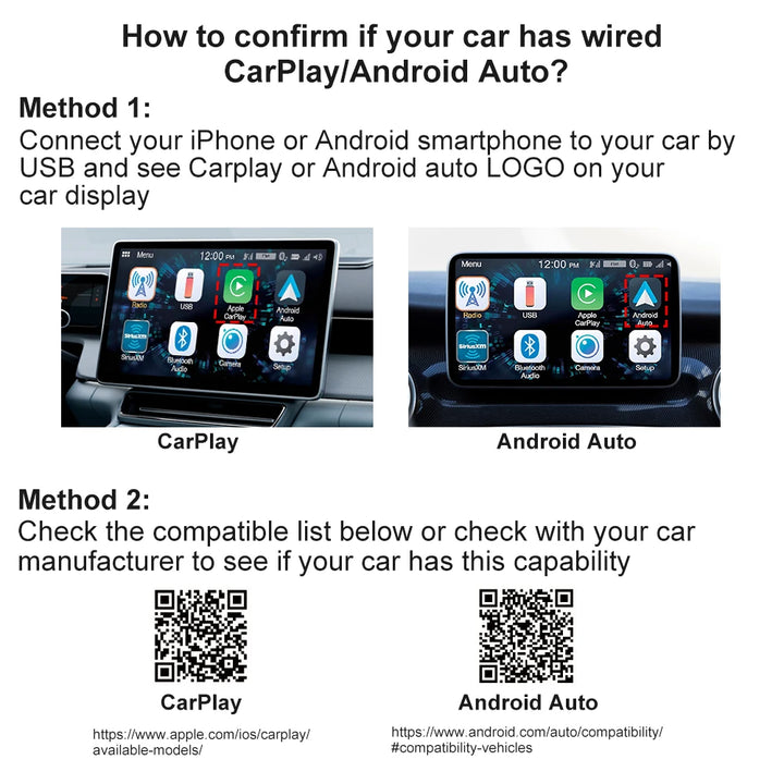 CarPlayX™ Wireless AI Box für Android Auto USB