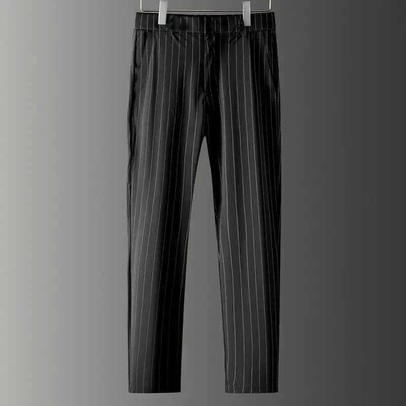 Male Shirts Trousers Sets No Logo Work Wear Slim Fit Cheap Clothes 2025 Trend Baggy Loose Outfits Regular Chic Men's Pants Set