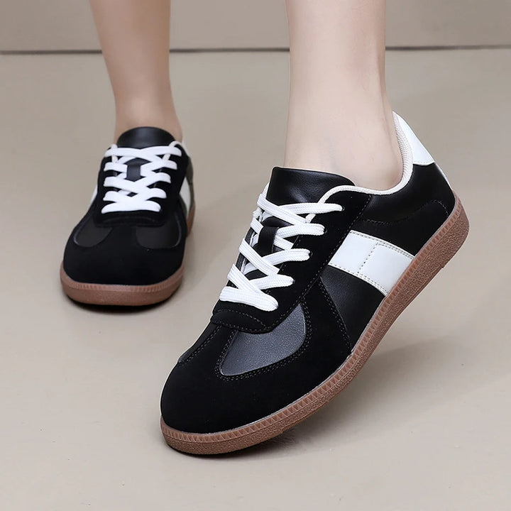 Women’s Casual Breathable Walking Sneakers – Flat Gym Shoes