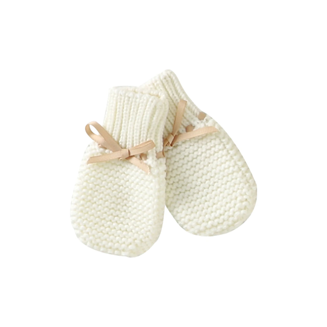 CozyToes™ Newborn Knitted Booties for Girls & Boys