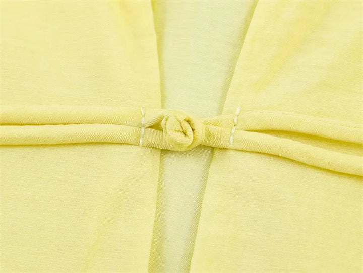 Women's Shirt 2026 New Fashion Summer Solid Color Oversize Rope Knot Detail Draped Shirt for Women Loose Chic Ladies Shirt Top