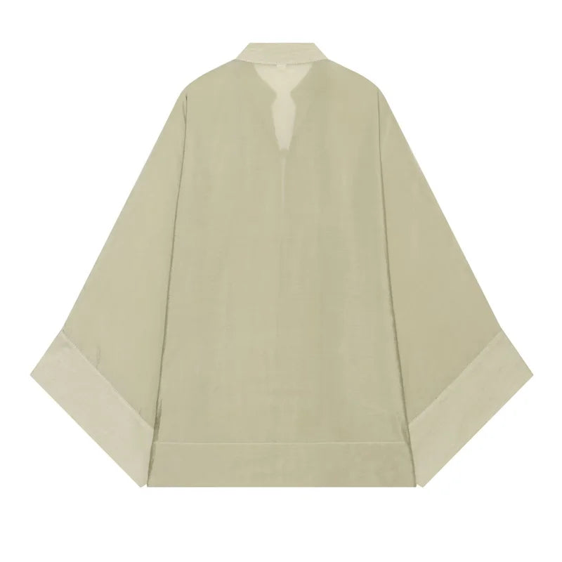 Women's Shirt 2026 New Fashion Summer Solid Color Oversize Rope Knot Detail Draped Shirt for Women Loose Chic Ladies Shirt Top