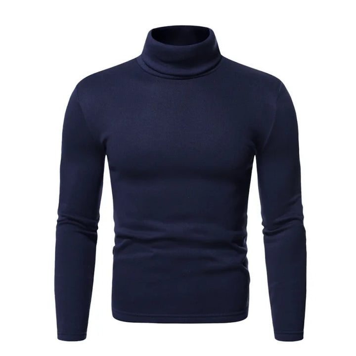 Men Turtleneck Sweater Design Long Sleeve Shirt top