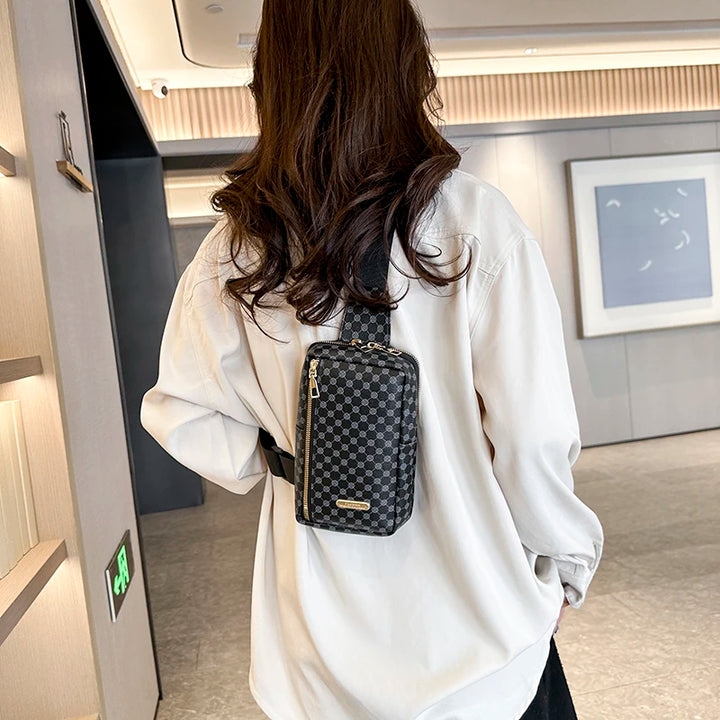 Umhängetasche und Schultertasche aus PU-Leder für Damen