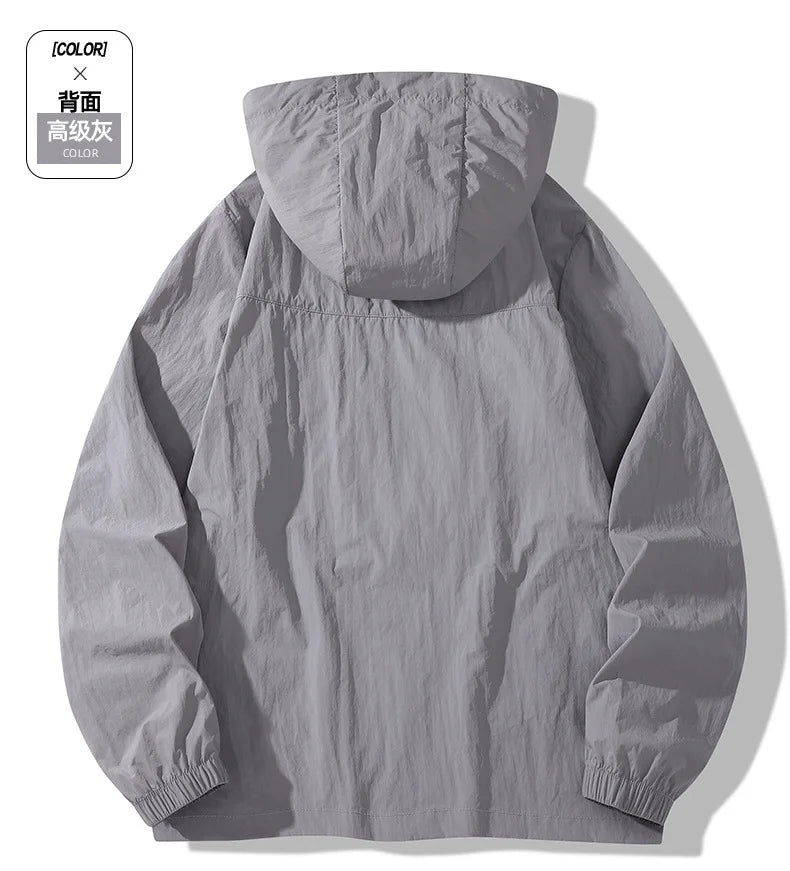 Unisex Waterproof & Windproof Outdoor Jacket – Breathable Coat for Fishing, Camping & Autumn Activities