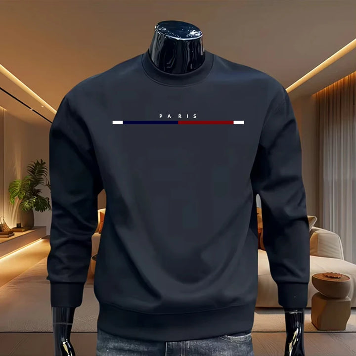 Mens Sweatshirts Paris Printed Tops Sports Jogging Man Clothing Casual Office Home Pullover High Quality Long Sleeves Sportswear