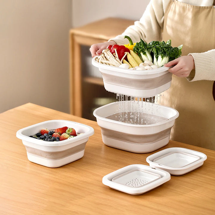 DrainEase™ Retractable Colander