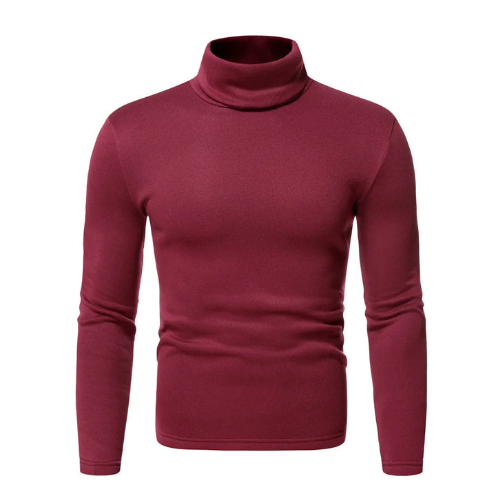 Men Turtleneck Sweater Design Long Sleeve Shirt top