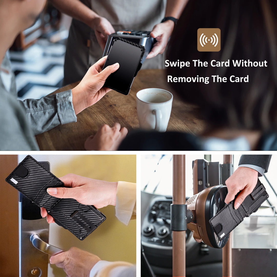 CompactPro™ Herren-Geldbörse Slim, RFID, 9-13 Karten