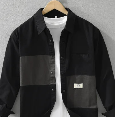 Men's Shirt - Spring/Summer New Style Long-Sleeved Shirt,For Customized Products, Please Contact Us