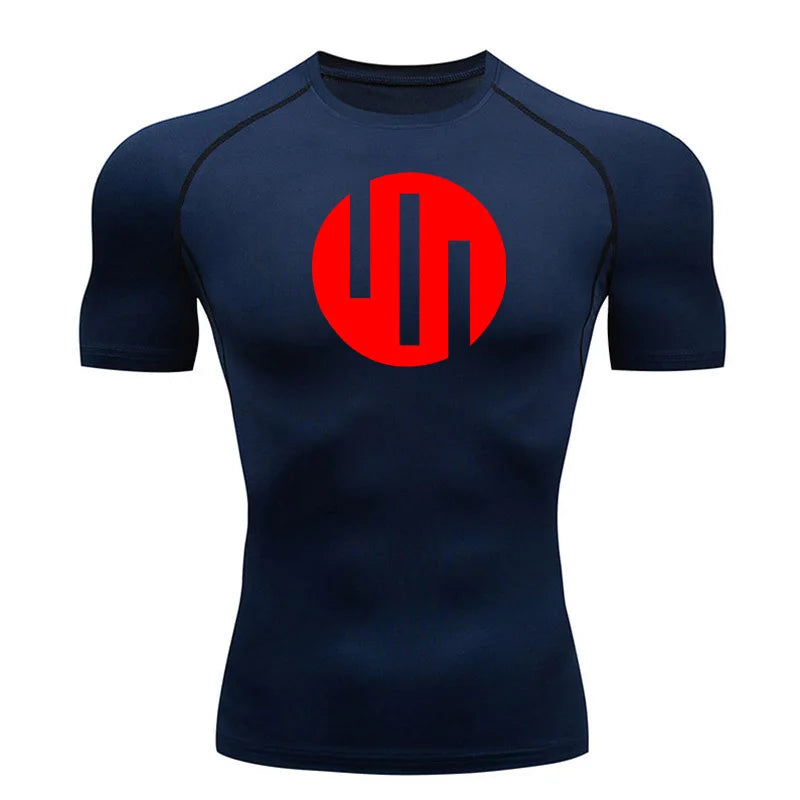 Men's Compression Shirts Long Sleeve Workout Gym T-Shirt Running Top Cool Dry Sports Baselayer Undershirts Sun Protection Skin