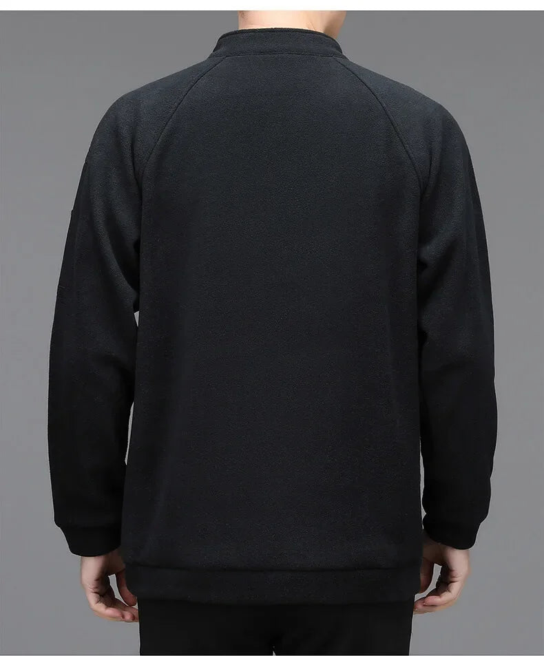 Men's Sweatshirs Spring Fall Long-sleeved T-shirt Top Loose Trend Round Neck Bottoming Shirt Lightweight Casual Sports