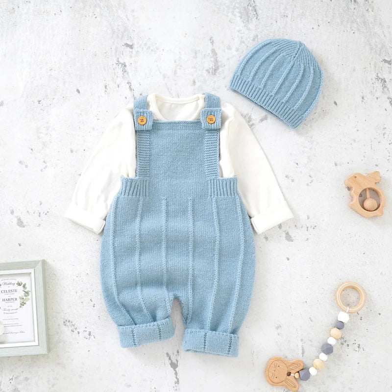 „SnugBabe™ Strampler-Set mit neutralen Trägern – Baby- und Kleinkind-Outfits“