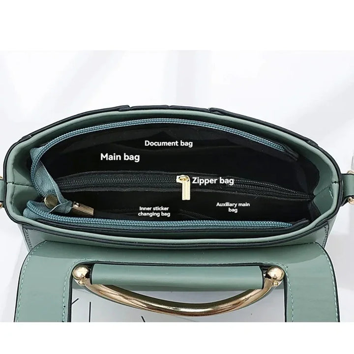 Women’s PU Leather Handbag – Small Designer Shoulder & Crossbody Tote