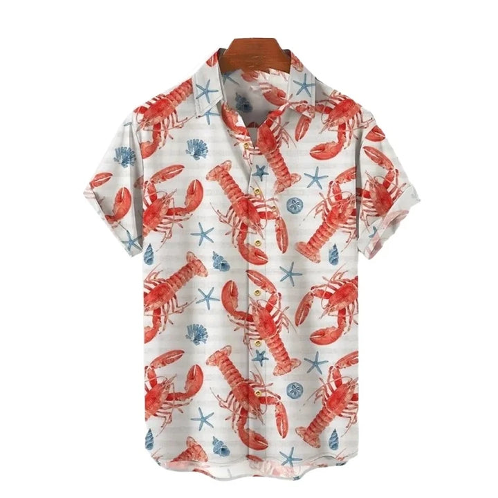 Men’s Hawaiian Beach Shirt – Oversized Short Sleeve