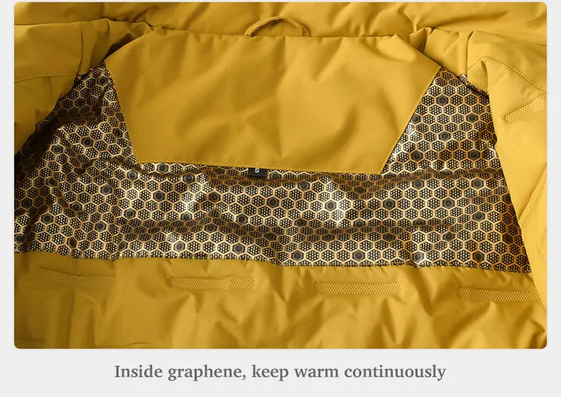 JNLN Unisex Waterproof Fleece Jacket – Windproof Thermal Coat for Hiking, Skiing & Outdoor Activities