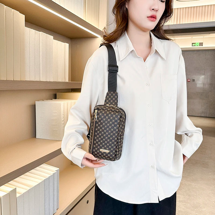 Umhängetasche und Schultertasche aus PU-Leder für Damen