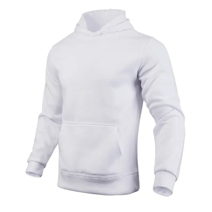 Men’s Hooded Sweatshirt – Sports Casual Fashion, Daily Comfort