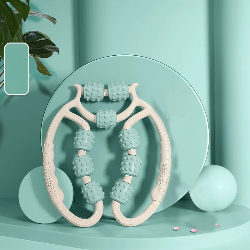 مدلك الساقين FitRoll™ ذو 9 عجلات - جهاز تدليك رياضي ولياقة بدنية