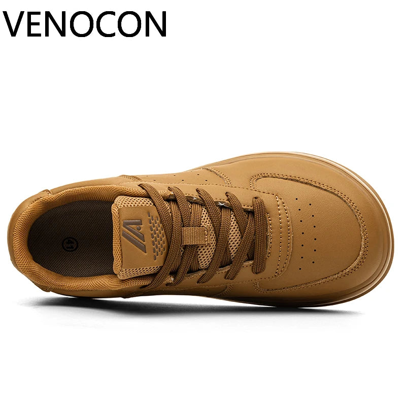 VENOCON Minimalist Wide Toe Box Sneakers – Fabric & Leather