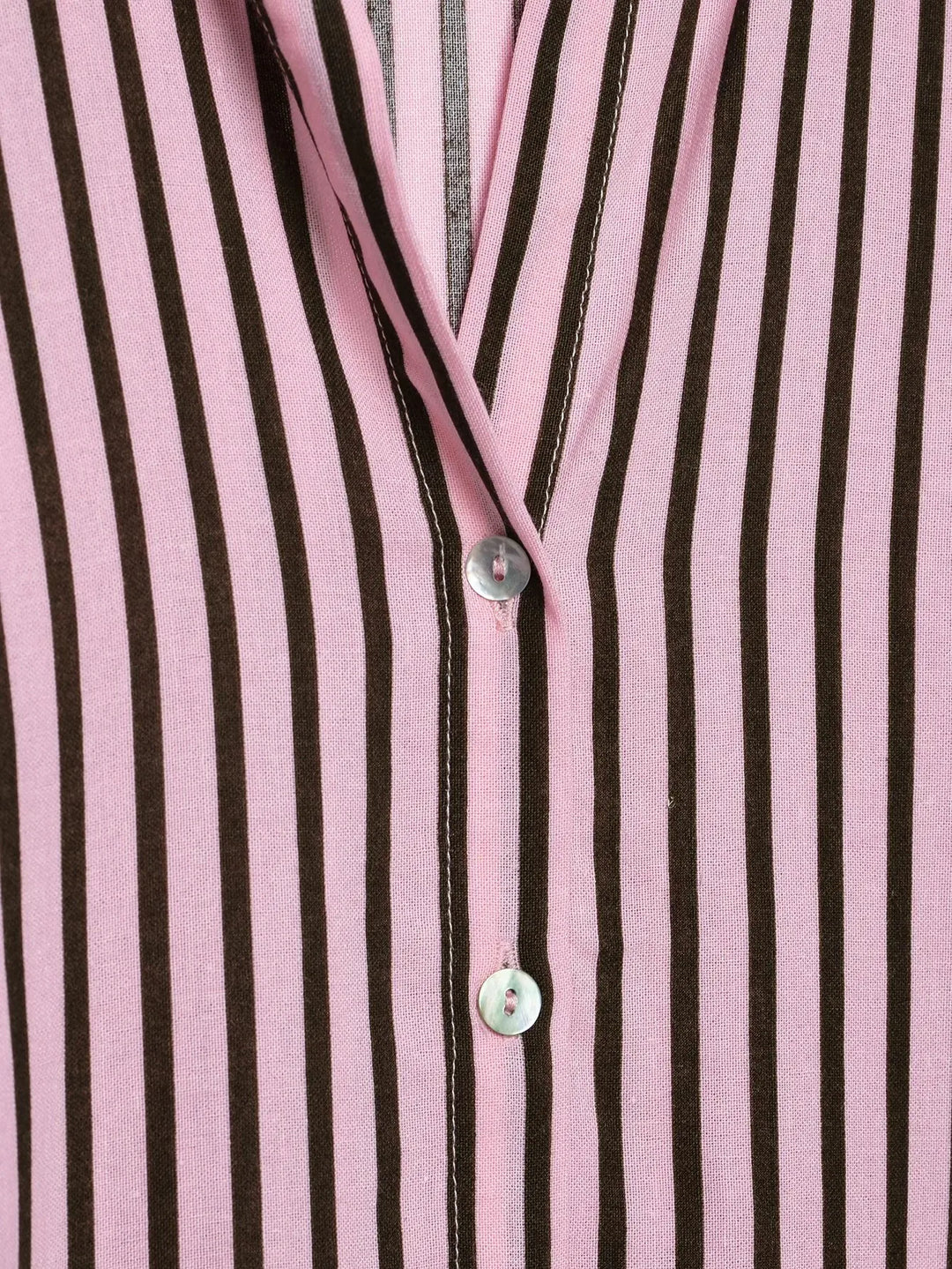 Women Striped Shirts For Women Vintage Elegant Puff Sleeve Summer New High Street Clothes Leisure Single-breasted Lapel Blouse