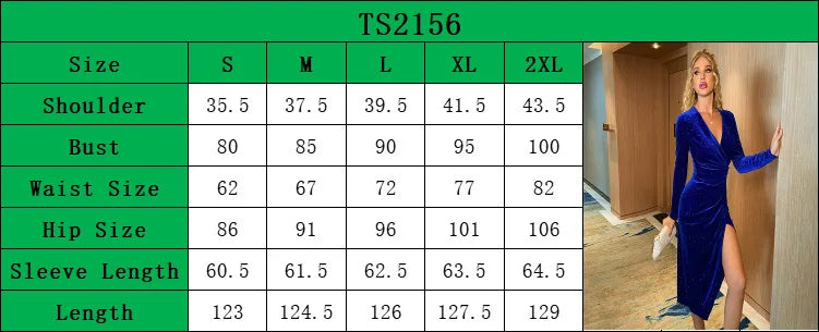 Women Dresses Roupas Feminina Autumn Winter Elegant Solid Color Slit Dress Women's Long Sleeve Formal Evening Sexy Evening Dress