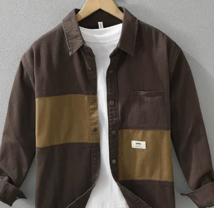 Men's Shirt - Spring/Summer New Style Long-Sleeved Shirt,For Customized Products, Please Contact Us