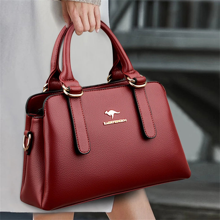 Luxury Women’s PU Leather Shoulder Bag – Designer Messenger Handbag