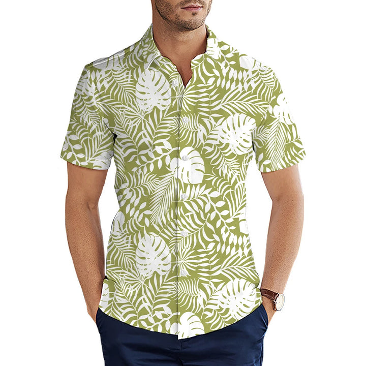Men's Shirt Summer Casual Fashion Short Sleeved Shirt For Men Loose Breathable Hawaiian Shirt Man Casual Men's Clothing Top