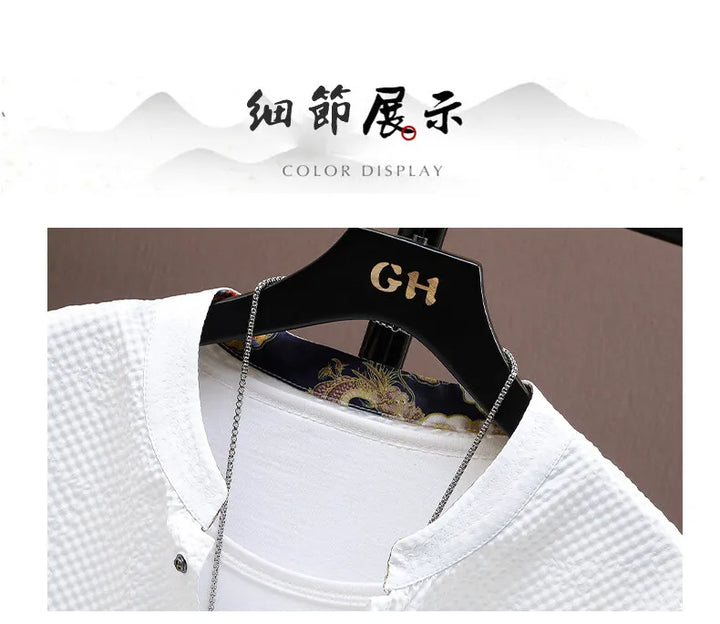 طقم قميص وشورت رجالي كاجوال - صيف 2025