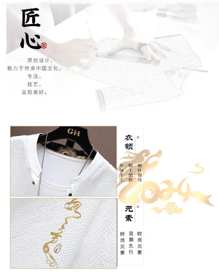 طقم قميص وشورت رجالي كاجوال - صيف 2025