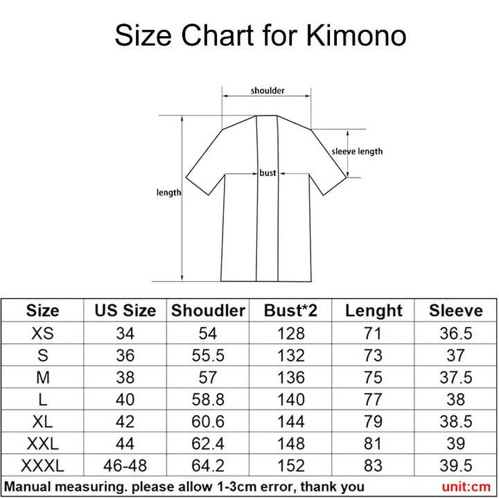 Black Samurai Clothing Japanese Style Cosplay Kimonos Shirt Traditional Haori for Women Men Harajuku Fashion Cardigan Yukata