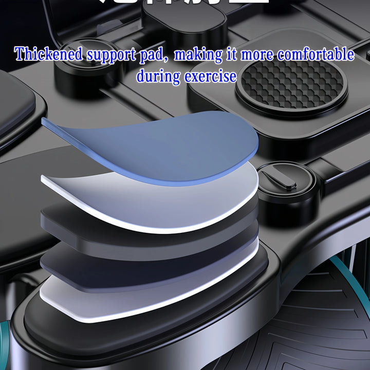 SilentRoll™ Fitness-Bauchmuskelrad – 4-Rad-Rebound