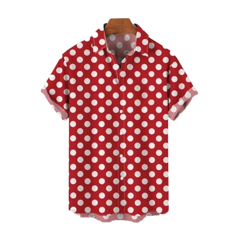 Men’s Hawaiian Beach Shirt – Oversized Short Sleeve