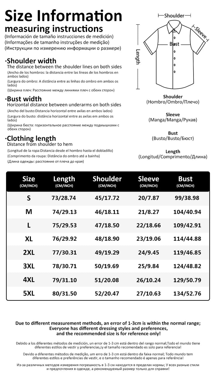 Men's Shirt Button Summer Floral Shirts for Men Street 3d Print Plus Size Hawaiian Beach Breathable Short Sleeve