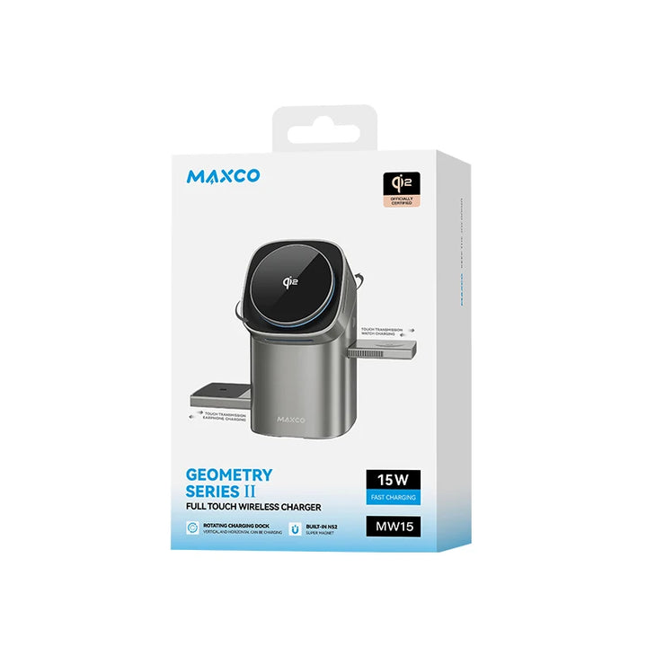 Qi2™ 3-in-1-Wireless-Ladegerät mit automatischer Drehung