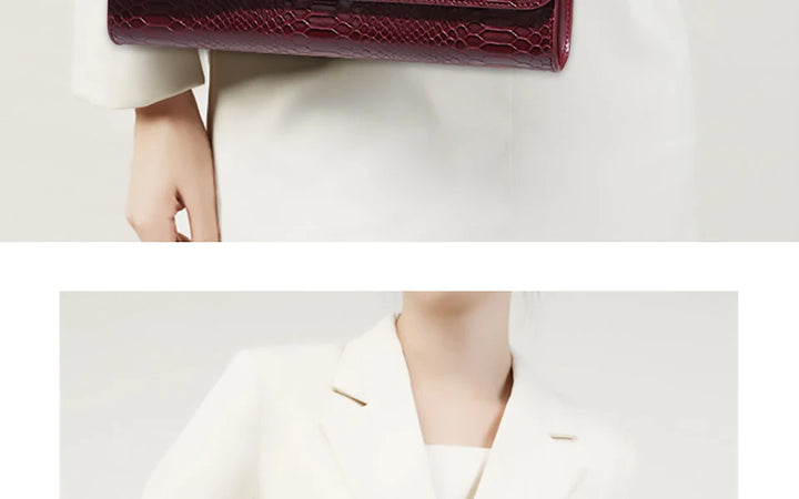 حقيبة يد نسائية جلدية أنيقة وحقيبة سهرة – حقيبة كروس بودي وحقيبة كتف