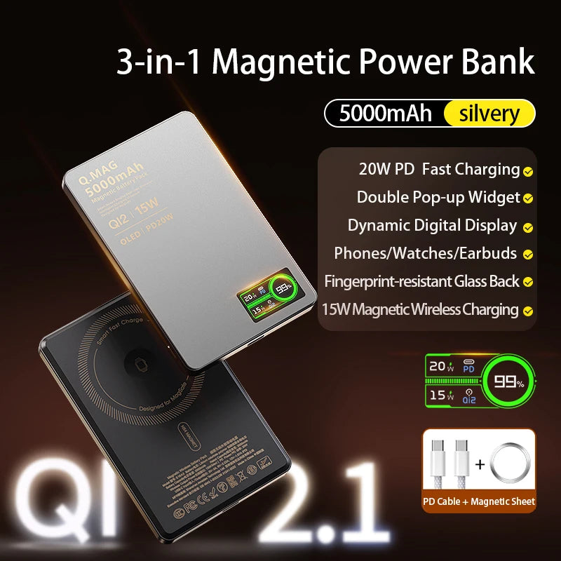 MagCharge™ 2.1 Kabellose Powerbank