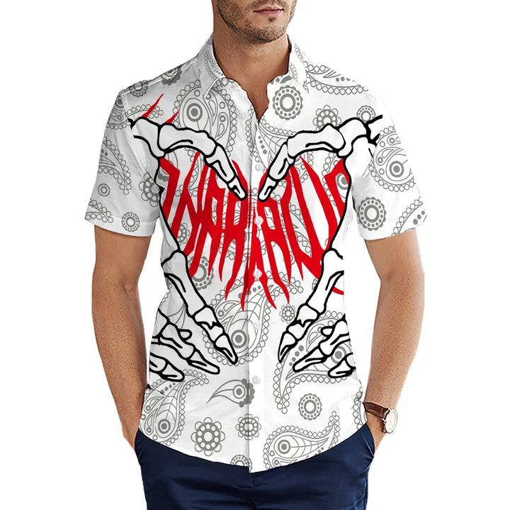 Men's Shirt Summer Casual Fashion Short Sleeved Shirt For Men Loose Breathable Hawaiian Shirt Man Casual Men's Clothing Top
