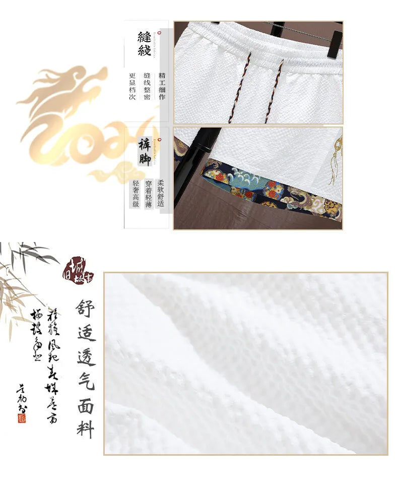 طقم قميص وشورت رجالي كاجوال - صيف 2025