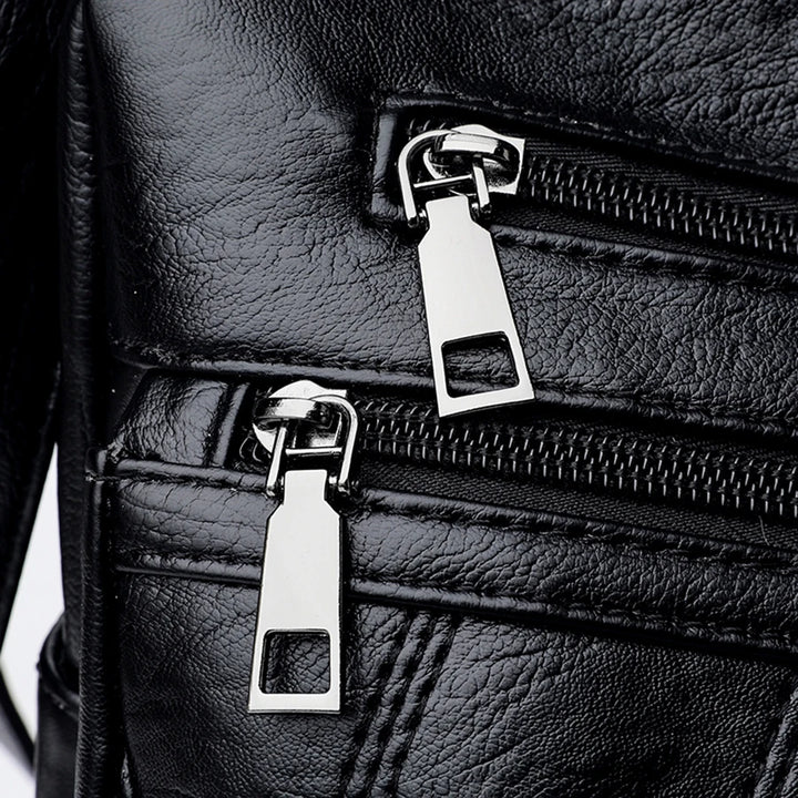 Luxury Women’s Leather Handbag – Multi-Pocket Crossbody & Shoulder Bag 2026