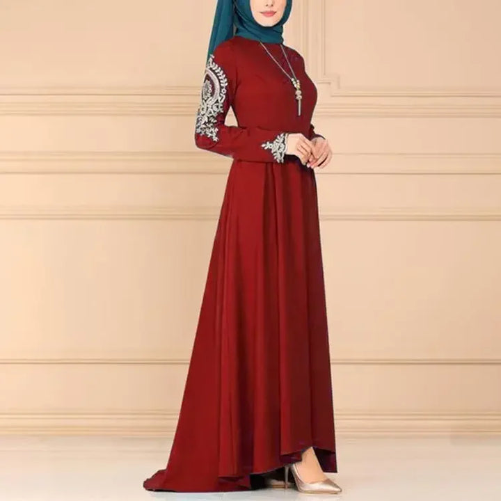 Kaftan Muslim Women Long Dress Party Prayer Ramadan Islamic Maxi Robe Bangladen Pakistan Gown Elegant Vintage Eid Mubarak Elbise