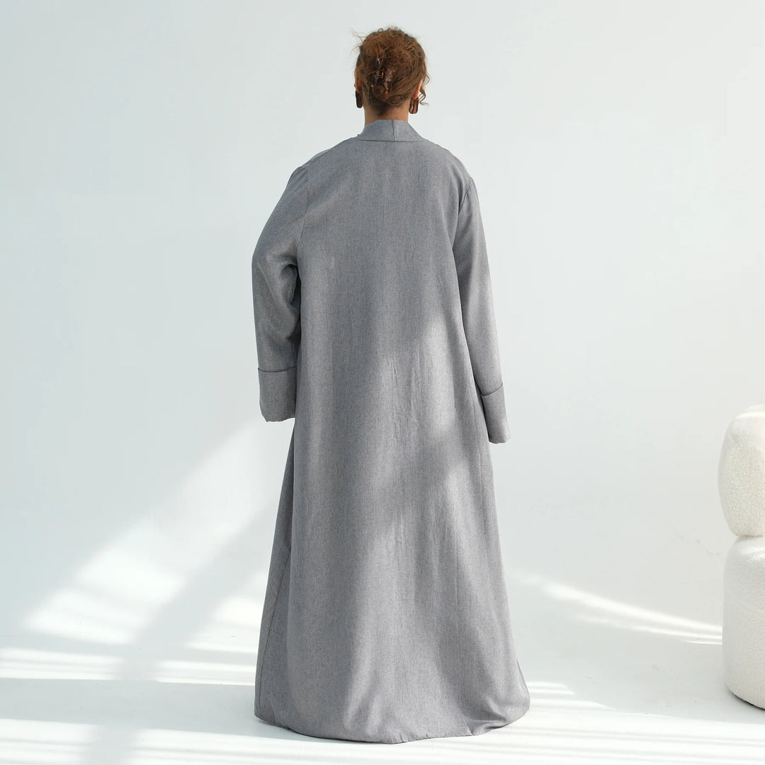 Muslim Women Modest Dress Kimono Cardigan Dubai Abaya Turkey Kaftan Femme Musulmane Vestidos Ramadan Eid Islam Jalabiya Kebaya