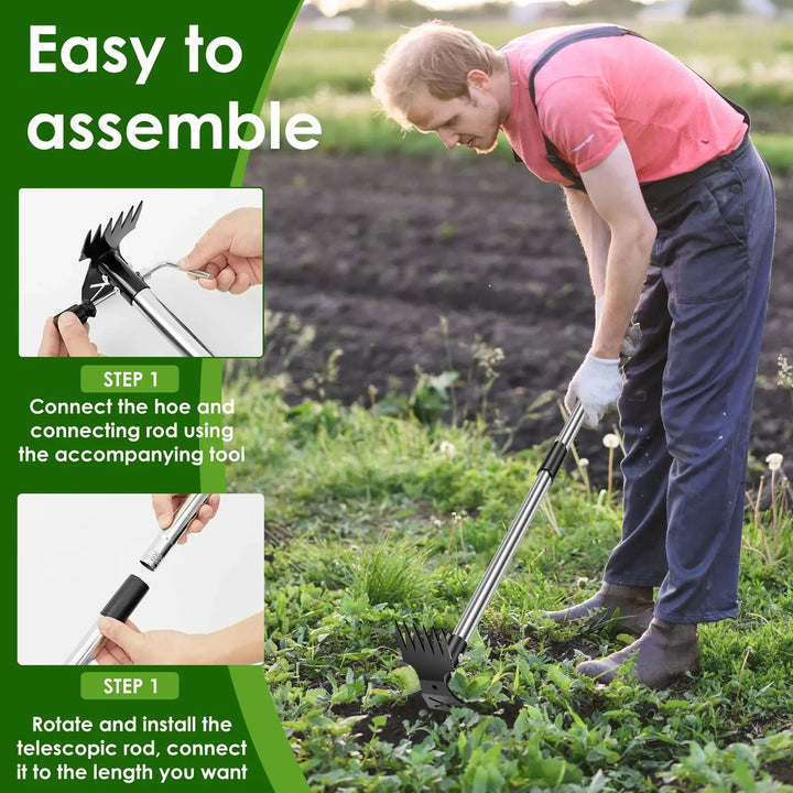 SoilPro™ Gartenfilz- und Laubharken