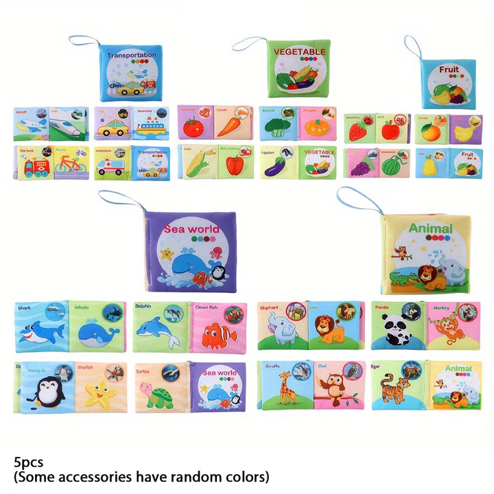 LittleLearners™ BPA-freies Stoffbuch-Set