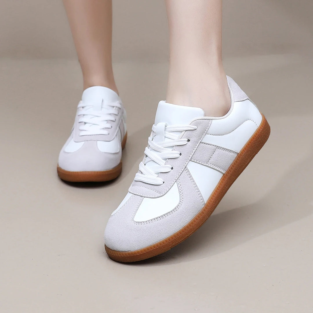 Women’s Casual Breathable Walking Sneakers – Flat Gym Shoes