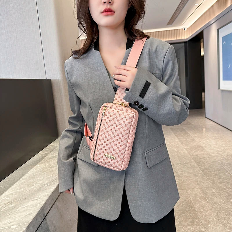 Umhängetasche und Schultertasche aus PU-Leder für Damen