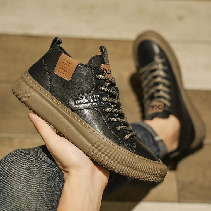 Men’s Casual Sports Shoes – Retro Handmade, Breathable, Durable, All-Season Outdoor & Hiking Sneakers